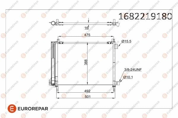 Nissan Micra Klima Radyatörü Kondenser EUROREPAR