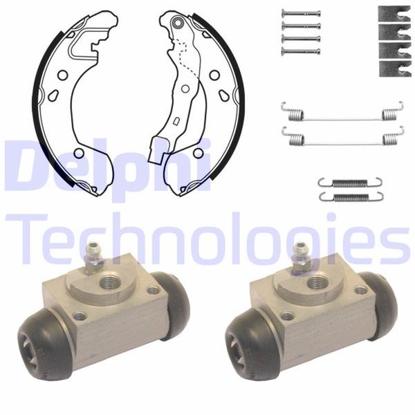 Nissan Micra Note Renault Clio Modus Arka Fren Pabuç Kiti DELPHI