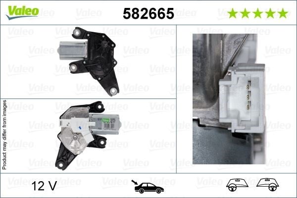 Nissan Micra Dacia Sandero Arka Silecek Motoru VALEO