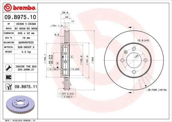 Seat Mii Ön Fren Diski BREMBO