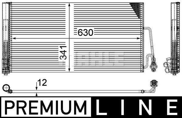 Mini R50 R53 R56 R55 R57 R60 Klima Radyatörü Premium Line MAHLE