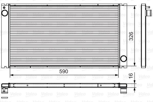 Mini R56 R57 R58 R59 R60 Motor Su Radyatörü VALEO