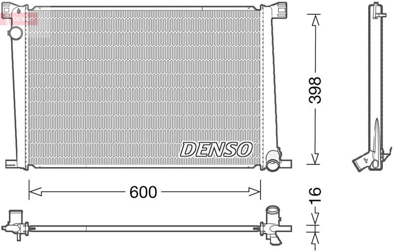 Mini R55 R56 R57 R58 R59 R60 R61 N12 N16 Motor Su Radyatörü DENSO