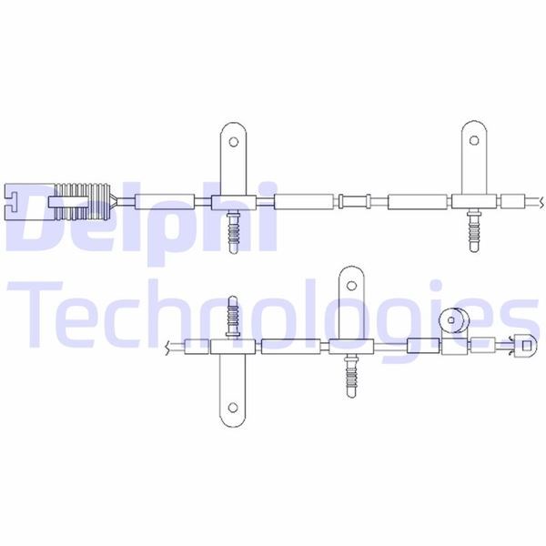 Mini R50 R52 R53 Arka Balata Fişi DELPHI