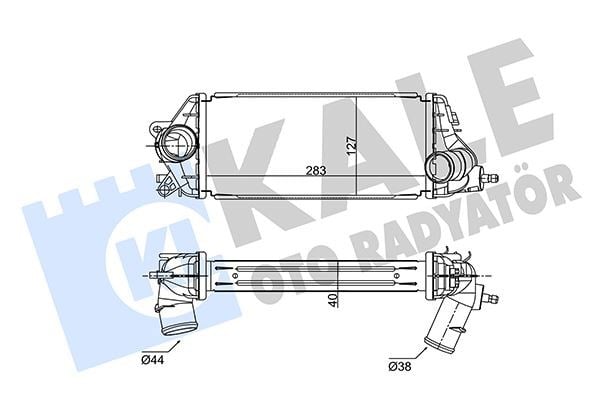 Mini One 1.4D İntercooler KALE-RADYATOR