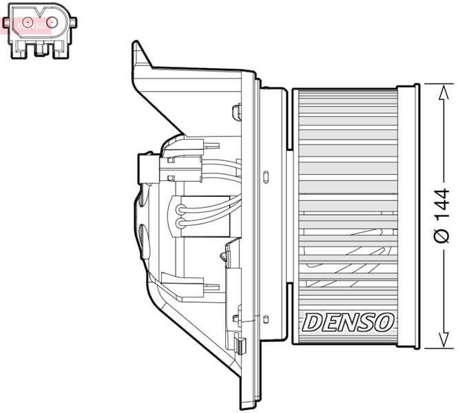 Mini R55 R56 R57 R58 R59 R60 R61 Kalorifer Motoru DENSO