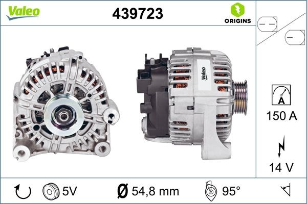 Mini F55 Cooper Countryman R60 Countryman Crossover Alternatör VALEO