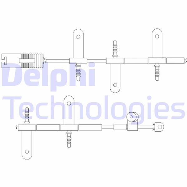 Mini R50 R52 R53 Ön Balata Fişi DELPHI