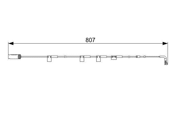 Mini R55 R56 R57 R58 R59 Ön Balata Fişi BOSCH