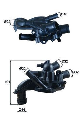Mini Termostat MAHLE