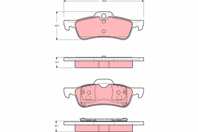 Mini Cooper Arka Balata TRW