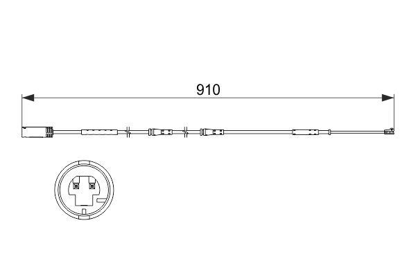 Mini R60 R61 Ön Balata Fişi BOSCH