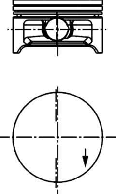 Mini R50 R52 R53 Piston Segman 0.50 77.50mm KOLBEN