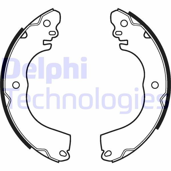 Mitsubishi Mirage Arka Fren Pabucu DELPHI