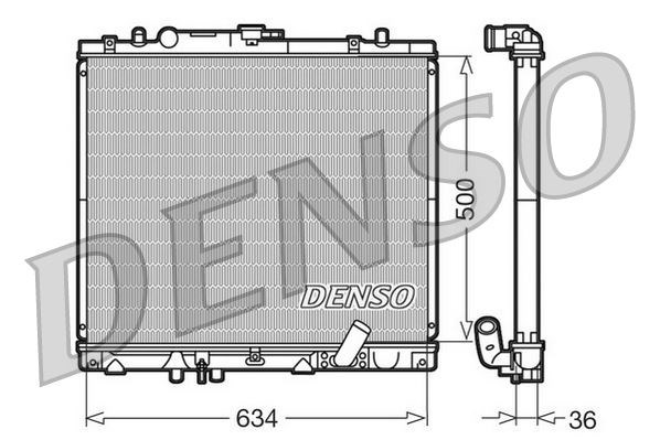 Mitsubishi L 200 Motor Su Radyatörü DENSO