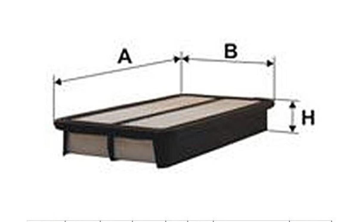 Mitsubishi L200 (06-11) Hava Filtresi Grat