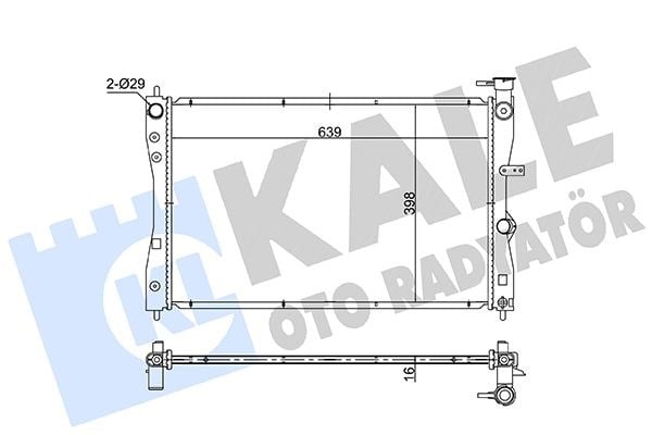 Mitsubishi Colt VI Colt CZC VI Smart Forfour Su Radyatörü 1.1 1.3 1.5 KALE-RADYATOR
