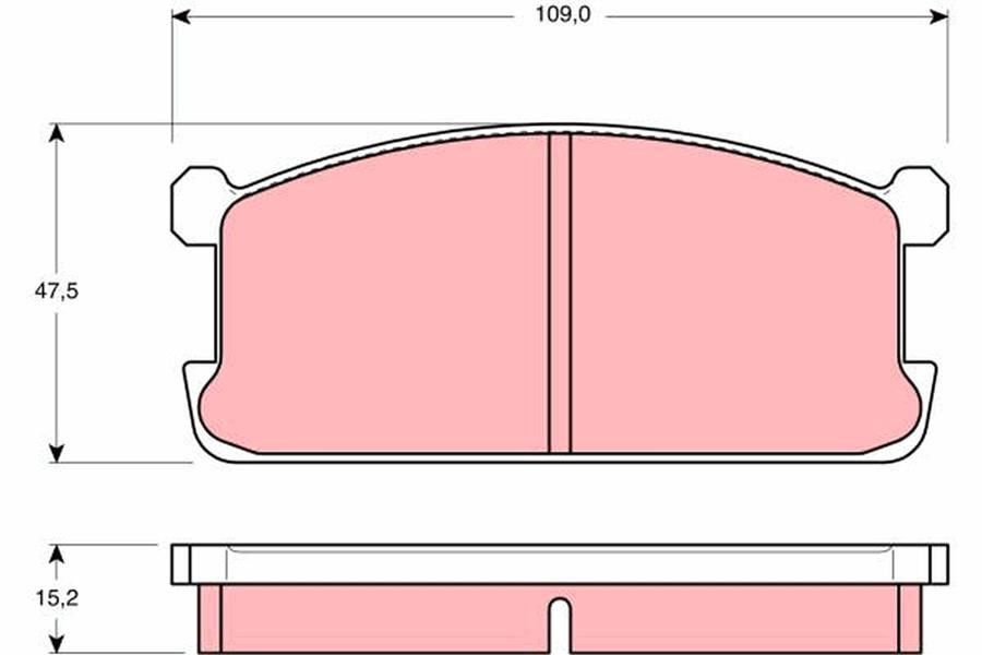 Mitsubishi Colt II Ön Disk Balatası TRW