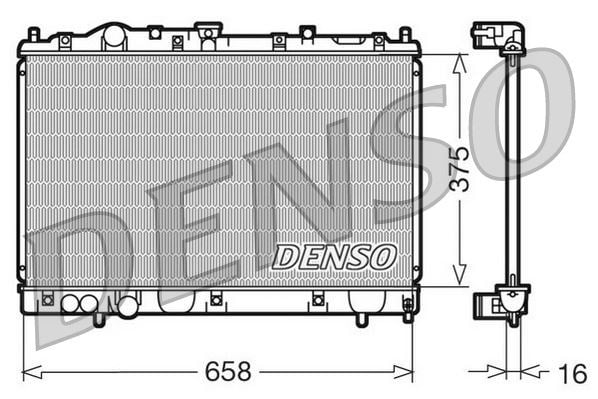 Mitsubishi Colt V Motor Su Radyatörü DENSO