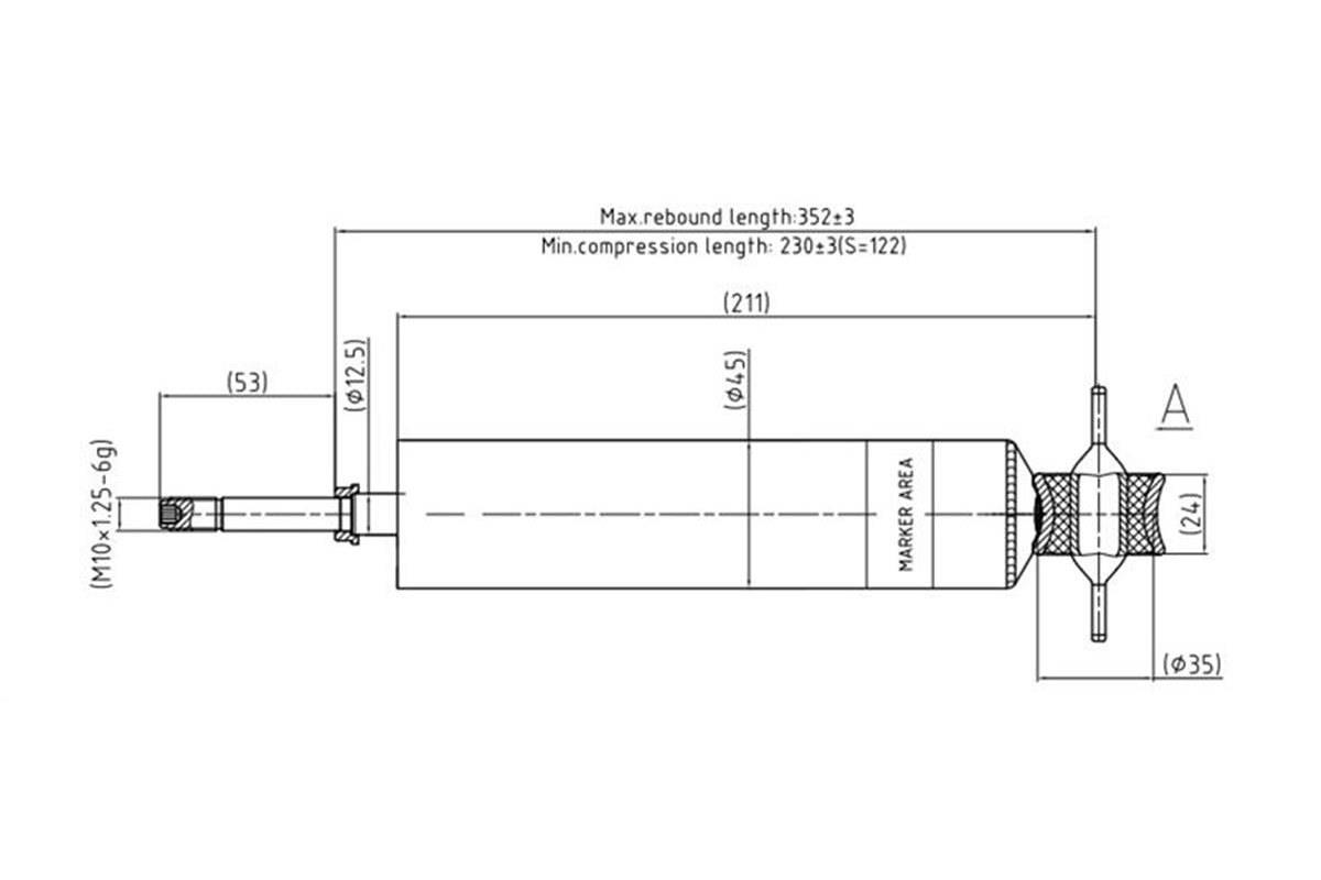 Mitsubishi L200 Ön Amortisör 1998-2005 Votto Mr267700