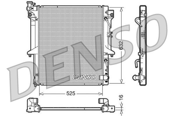 Mitsubishi L 200 / Triton Motor Su Radyatörü DENSO