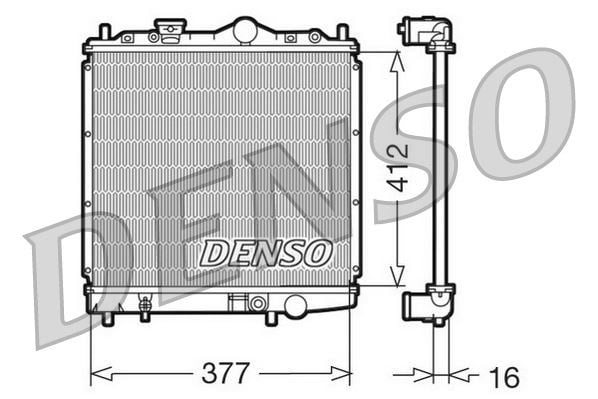 Mitsubishi Colt IV Motor Su Radyatörü DENSO