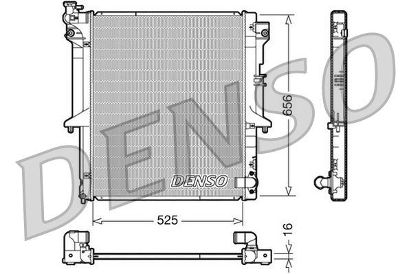 Mitsubishi L 200 / Triton Motor Su Radyatörü DENSO