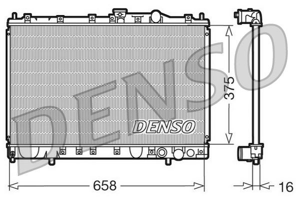 Mitsubishi Colt IV Motor Su Radyatörü DENSO