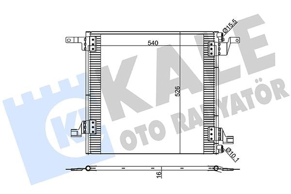 Mercedes ML-Class W163 Klima Radyatörü KALE-RADYATOR