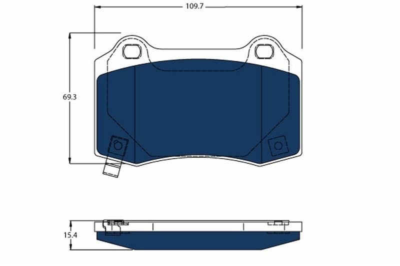 Tesla Model S Arka Disk Fren Balatası TRW