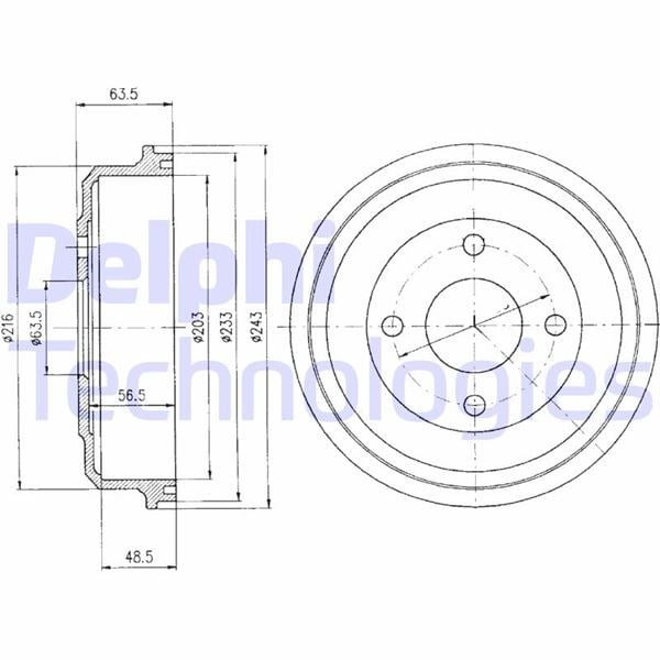 Ford Mondeo Arka Fren Kampanası DELPHI