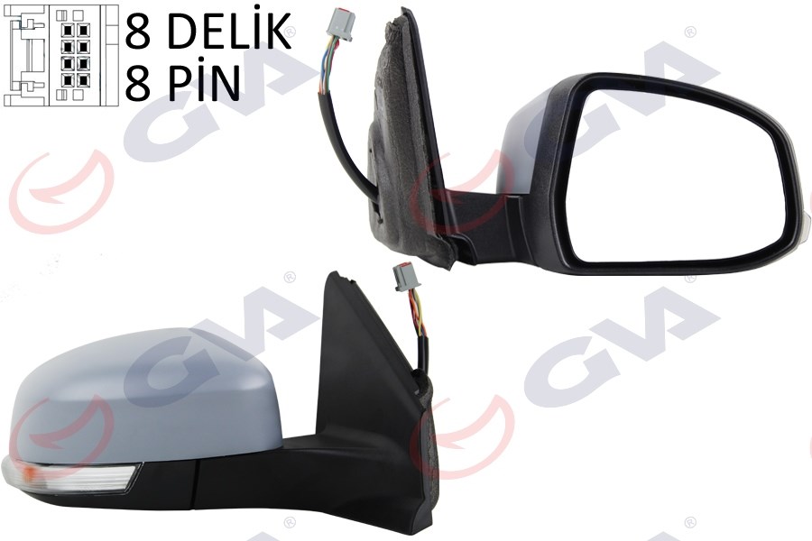 Ford Mondeo Sağ Dış Dikiz Aynası Elektrikli Isıtmalı Katlanır Sinyalli... GVA