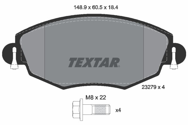 Ford Mondeo 3 Ön Fren Balatası TEXTAR