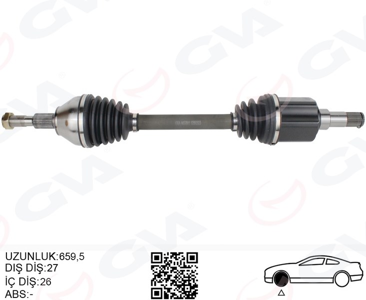 Ford Yeni Mondeo V 1.5 TDCi 14> Ön Aks Komple Sol GVA