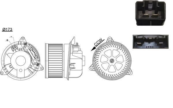 Ford Mondeo Kalorifer Motoru MAHLE