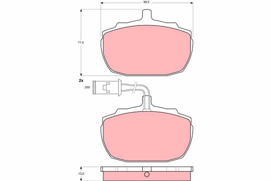 Austin Ambassador I Ön Aks Disk Balatası TRW