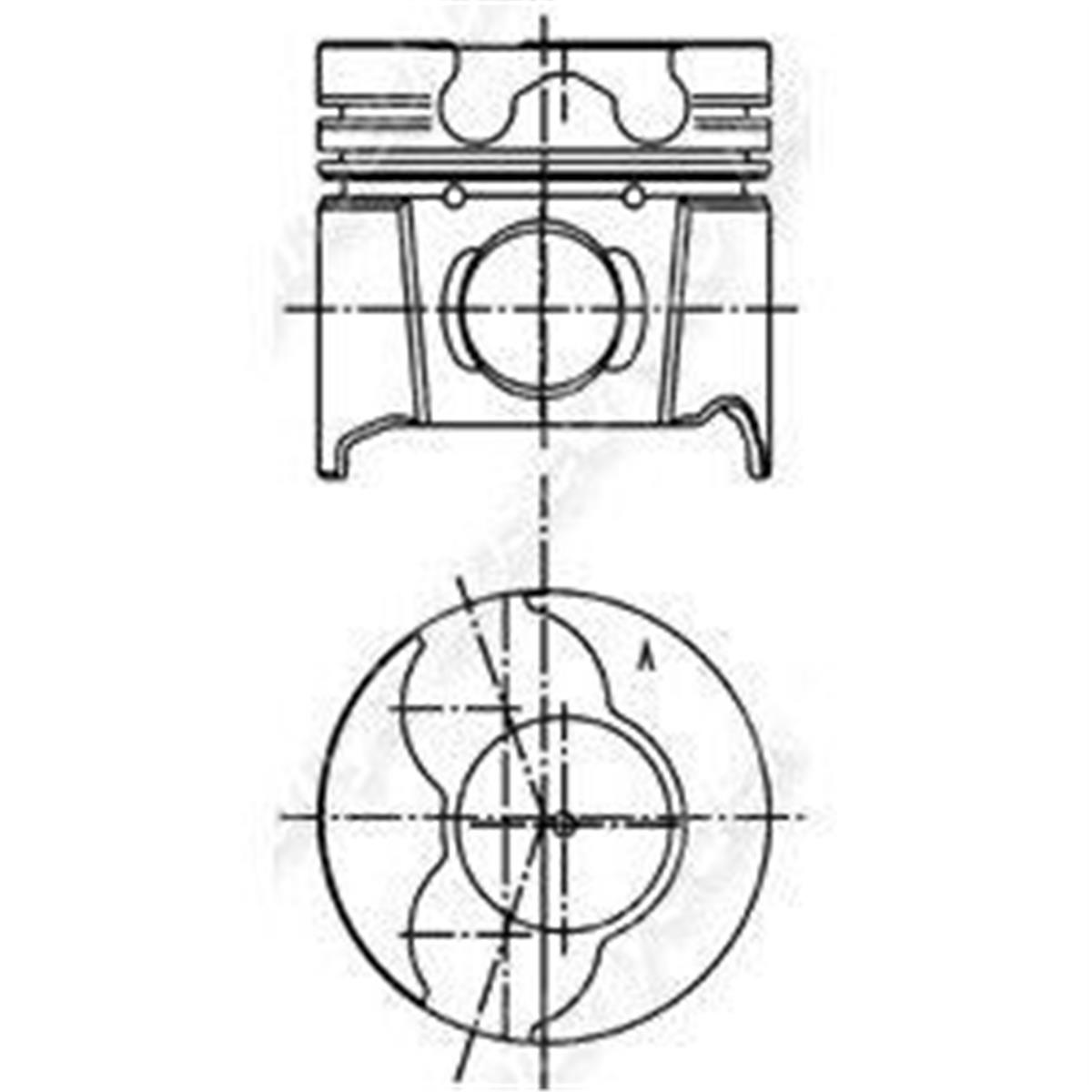 Motor Piston Segman Lgn- 2.0 F3r 722 94-03 0.50
