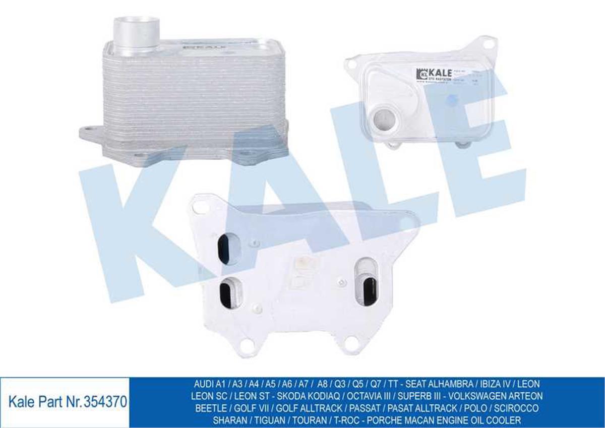 Motor Yağ Soğutucu A3-A4-A5-A6-A8-Q3-Q5-Q7-Ibıza Iv-Leon-Octavıa Iıı-Arteon-Golf