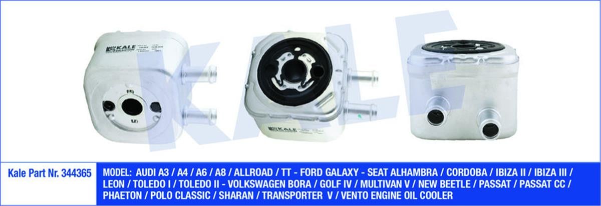 Motor Yağ Soğutucu A3-A4-A6-A8-Tt-Galaxy-Alhambra-Cordoba-Ibıza Iı-Ibıza Iıı-Leo