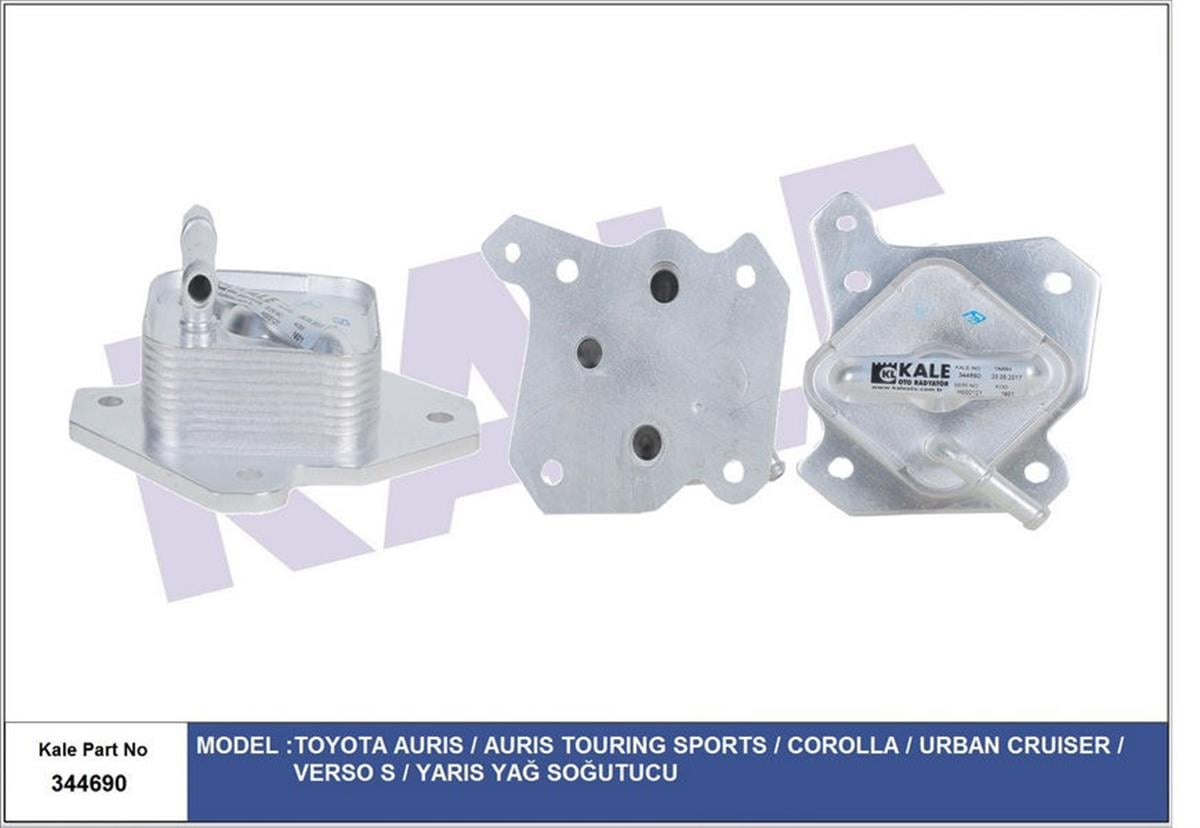 Motor Yağ Soğutucu Aurıs-Corolla-Urban Cruıser-Verso S-Yarıs