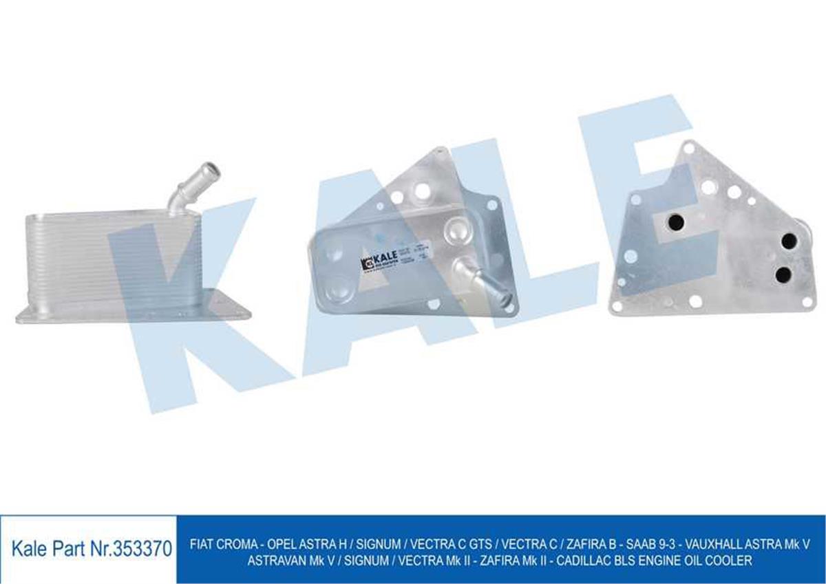 Motor Yağ Soğutucu Fiat Croma-Astra H-Sıgnum-Vectra C Gts-Vectra C-Zafıra B-Saab
