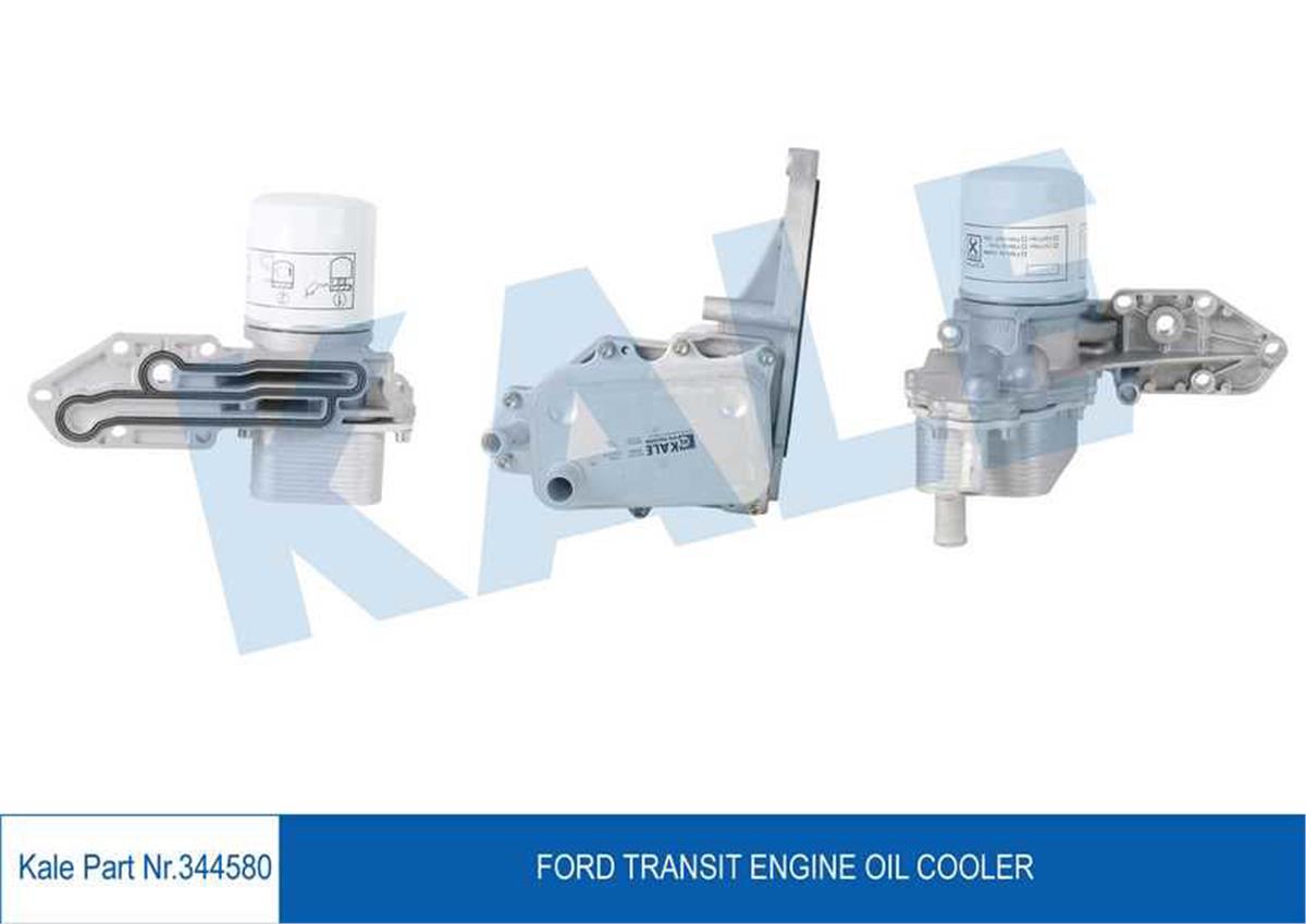 Motor Yağ Soğutucu Komple Transit V184 01- Transit V347 06- Metal Filtre