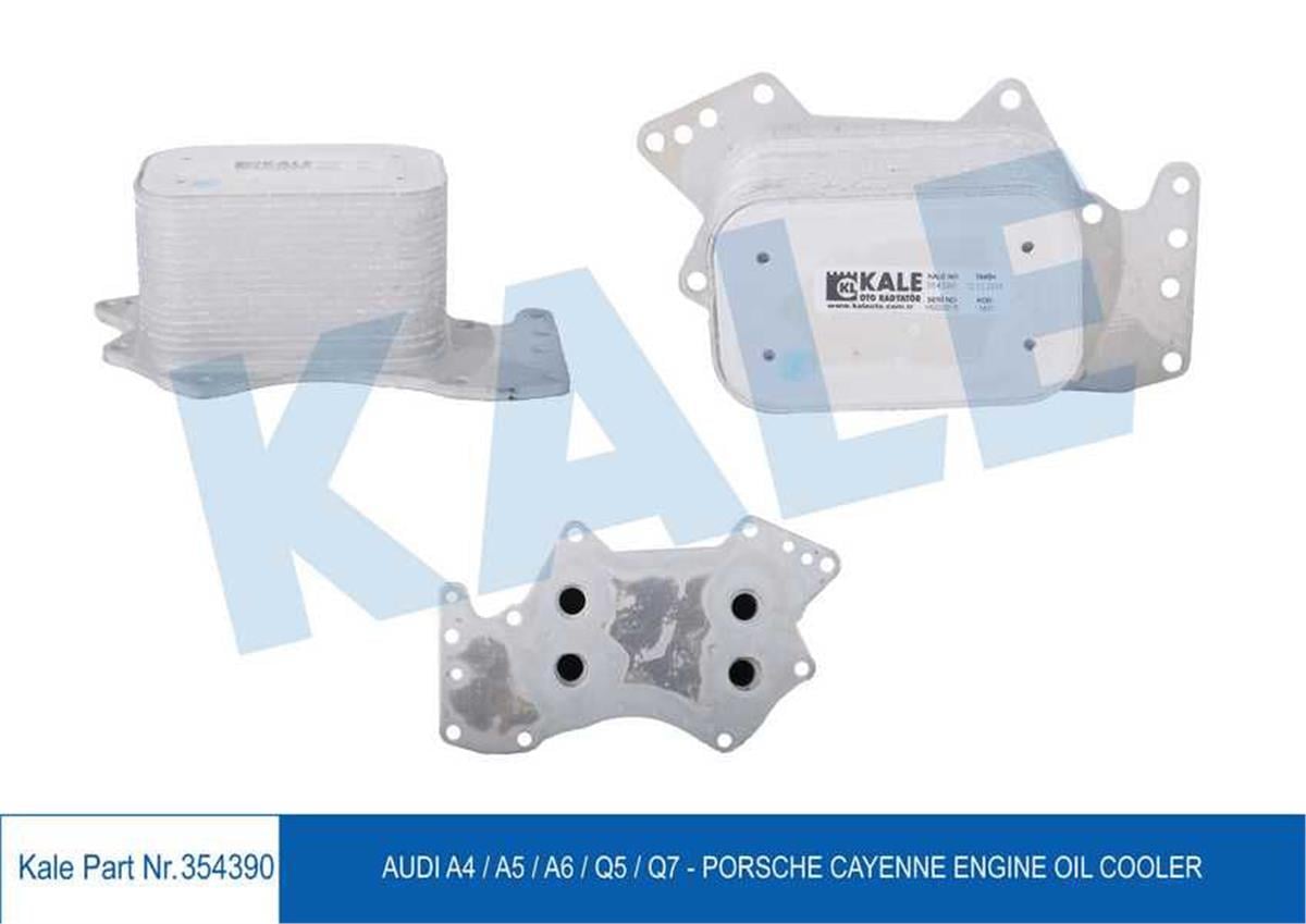 Motor Yağ Soğutucu Soğutucu Audi A4-A5-A6-Q5-Q7-Porsche Cayenne
