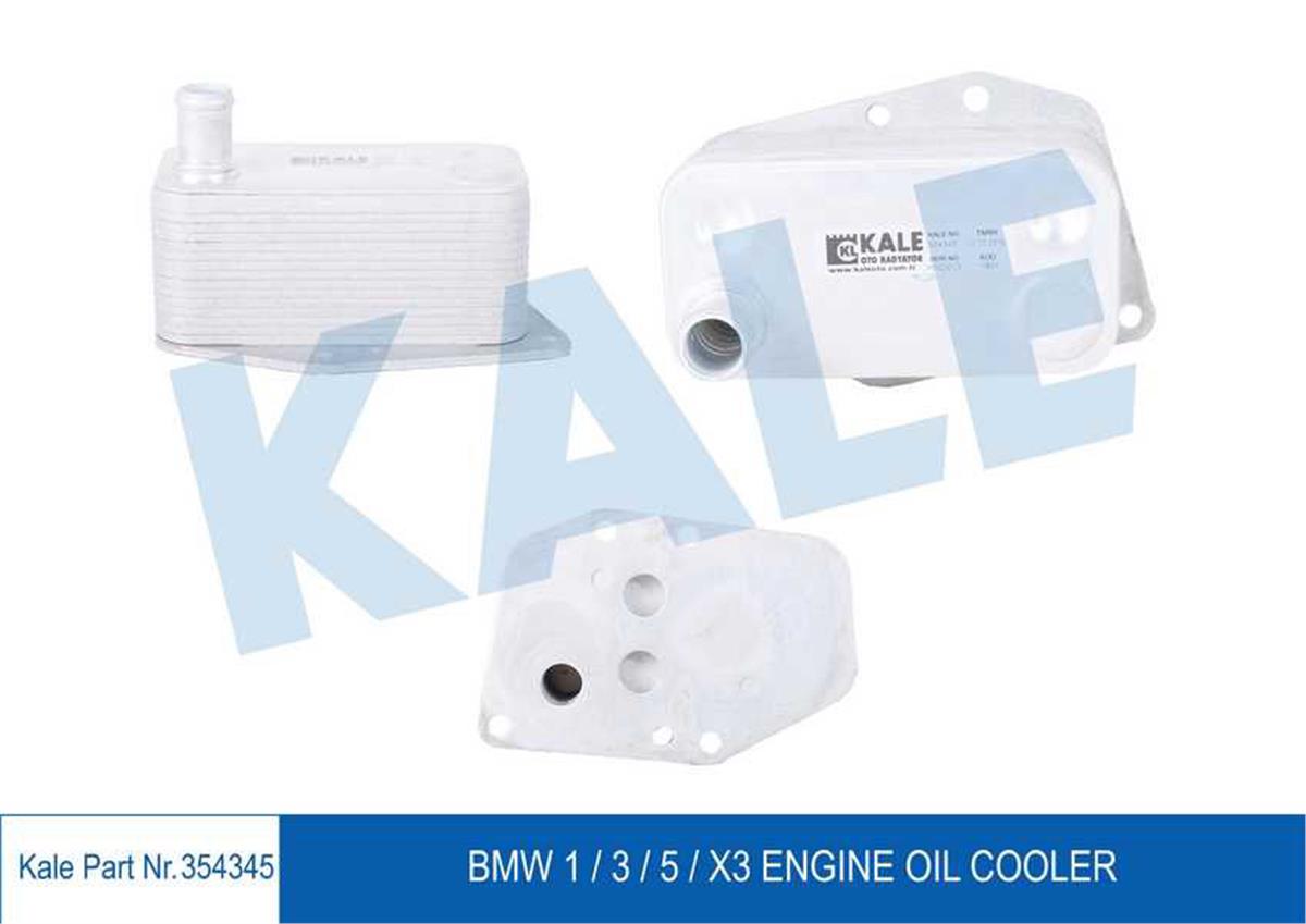 Motor Yağ Soğutucu Soğutucu Bmw 1-3-5-X3