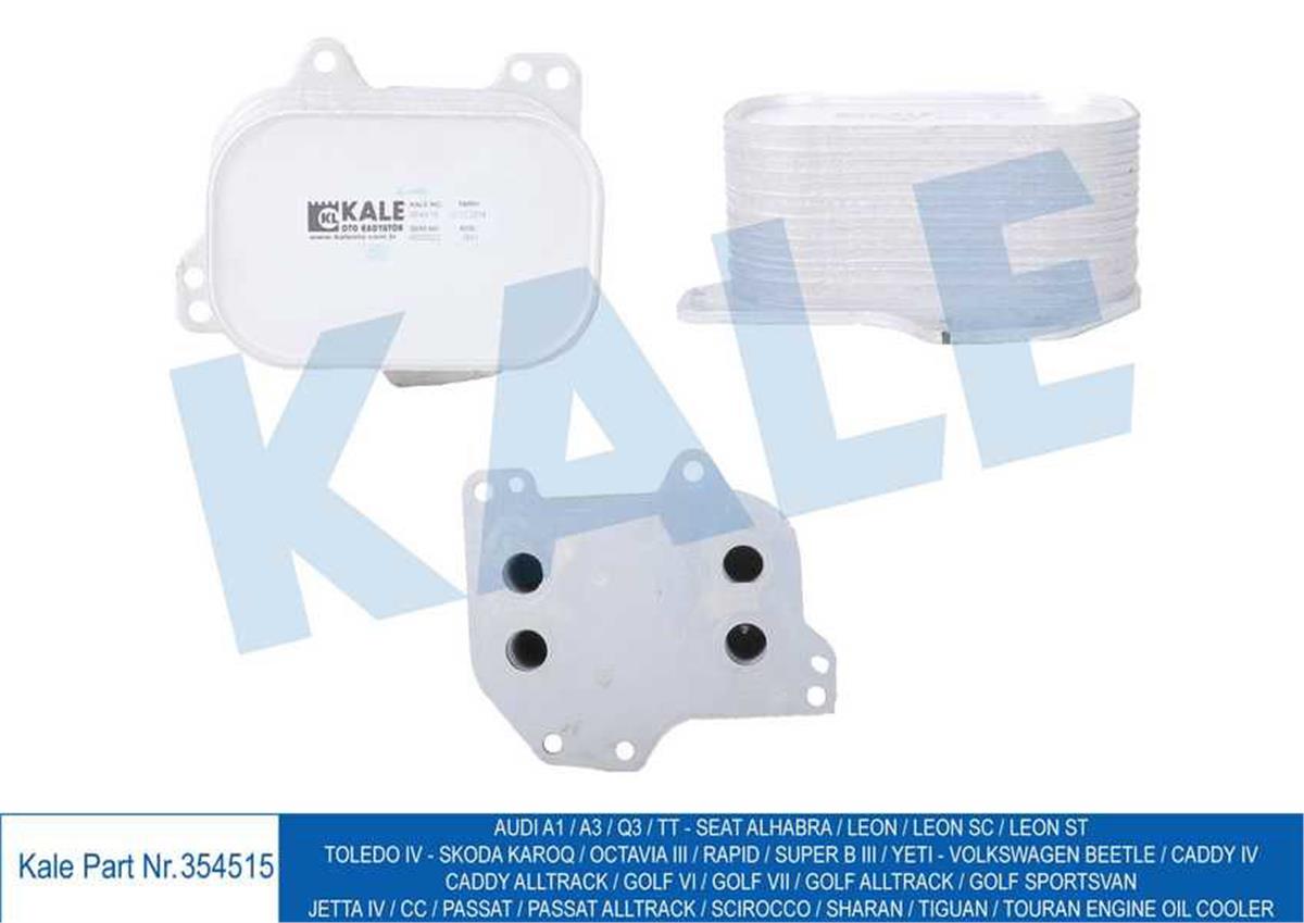 Motor Yağ Soğutucu Tekli Golf7-Passat-Caddy-A3-Leon-Octavıa 2013 1.6-2.0 Tdı Cuu