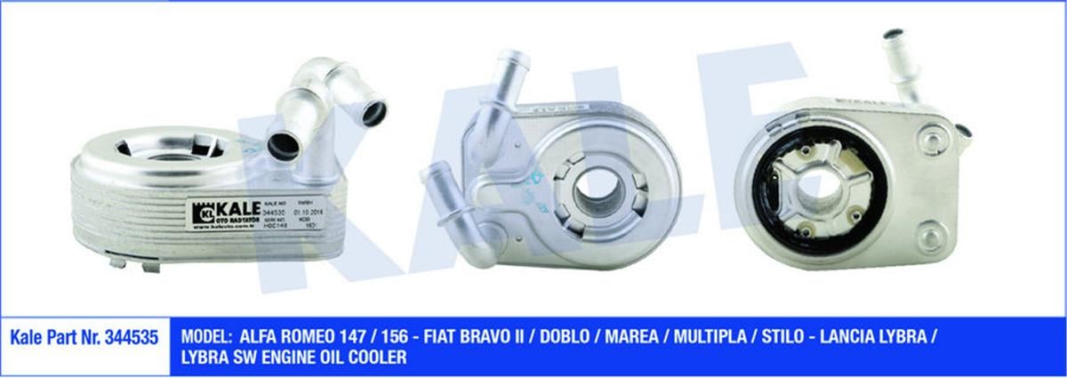 Motor Yağ Soğutucusu Doblo 1.9 Jtd 01