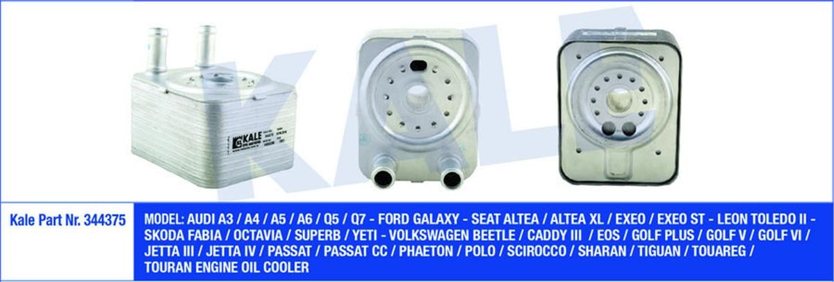Motor Yağ Soğutucusu Passat-Golf 5-Jetta-A4-A6-Superb 2005 1.9-2.0 Tdı Avf-Bkp-B