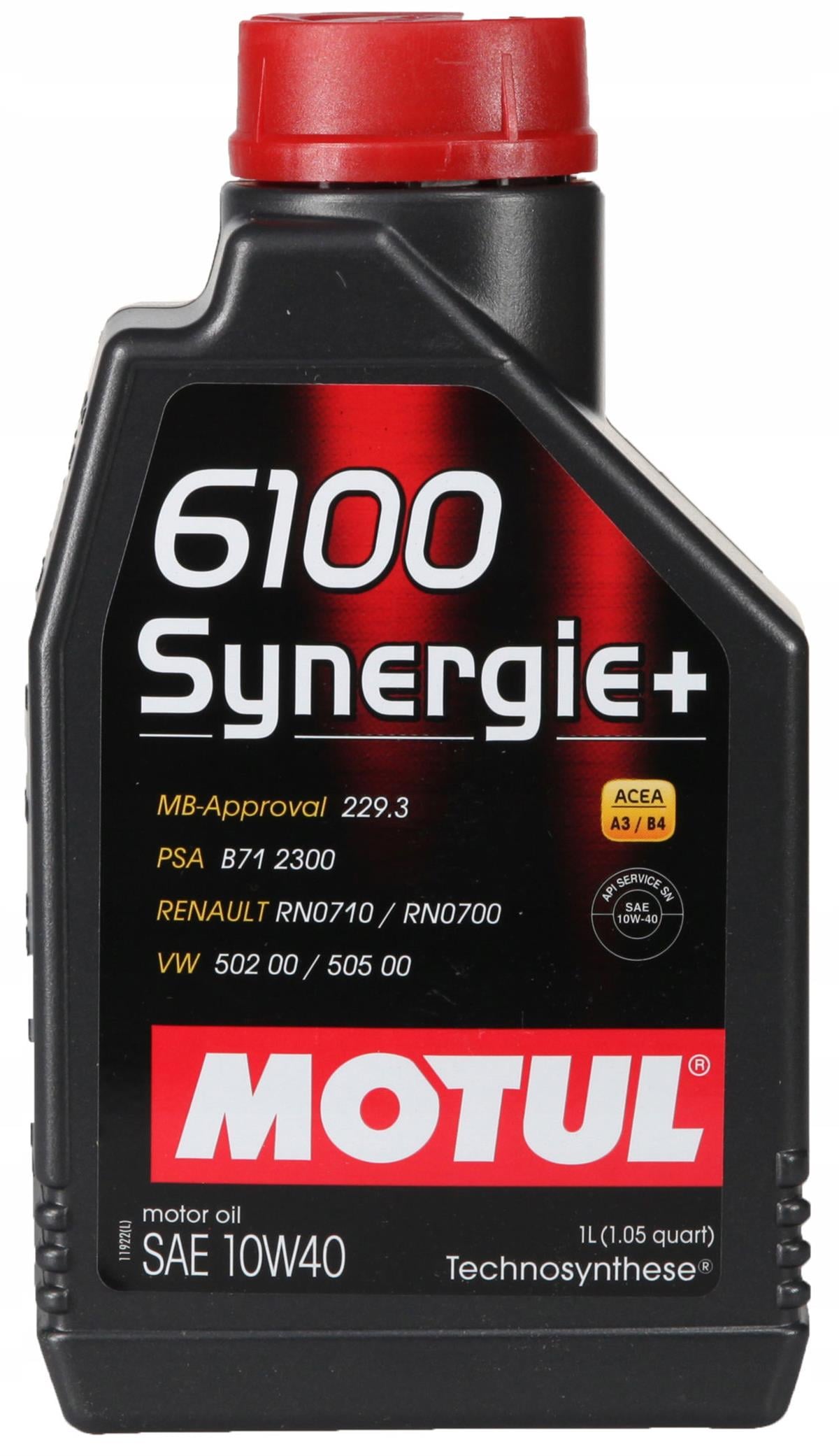 Motor Yagı 10W-40 6100 Synergıe                 1Lt