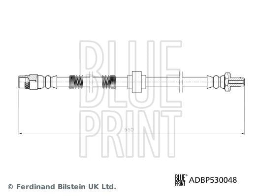 Opel Movano Ön Fren Hortumu ABS'li BLUEPRINT