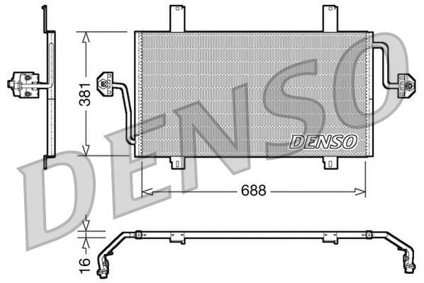 Opel Movano A Klima Kondanseri DENSO